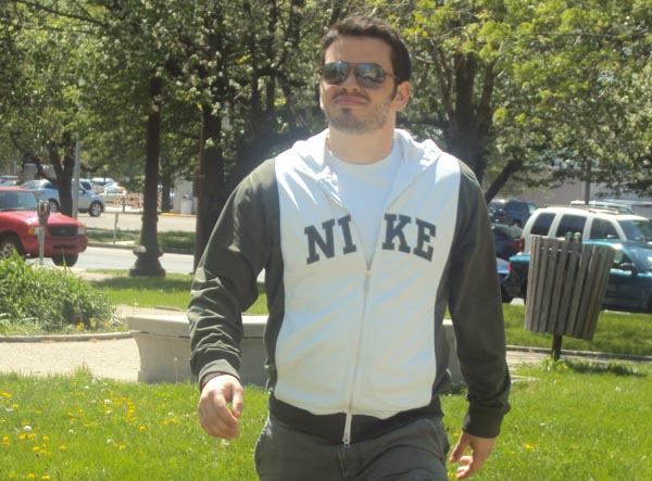 A picture of me about to put my woman in her place. The intensity is very apparent.